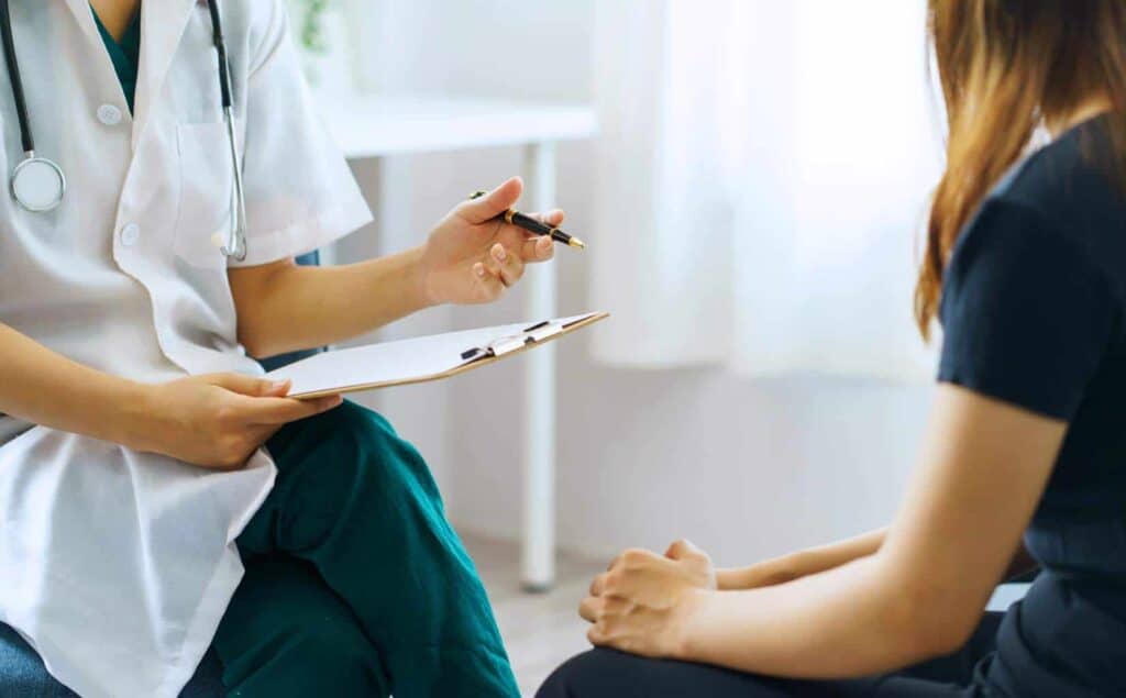 Individual learning personalized strategies during nutrition counseling in Michigan.