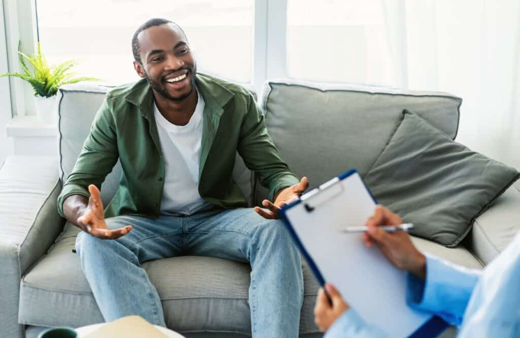 A man finds healing from addiction through mdma addiction treatment in Michigan.